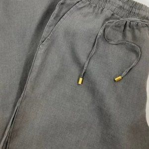 Company Ellen Tracy Drawstring Waist Linen Joggers